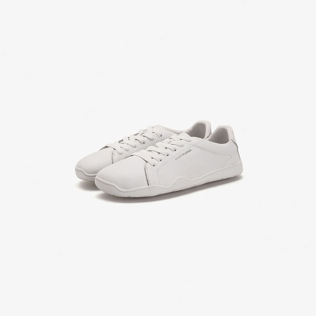 Laju Barefoot Sneakers - White On White - Pyopp Fledge Barefoot