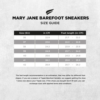 Mary Jane Barefoot Sneakers - Pyopp Fledge Barefoot