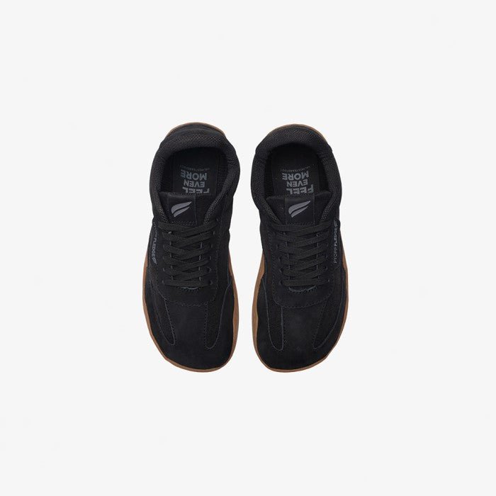 Pada Barefoot Sneakers - Black On Gum - Pyopp Fledge Barefoot