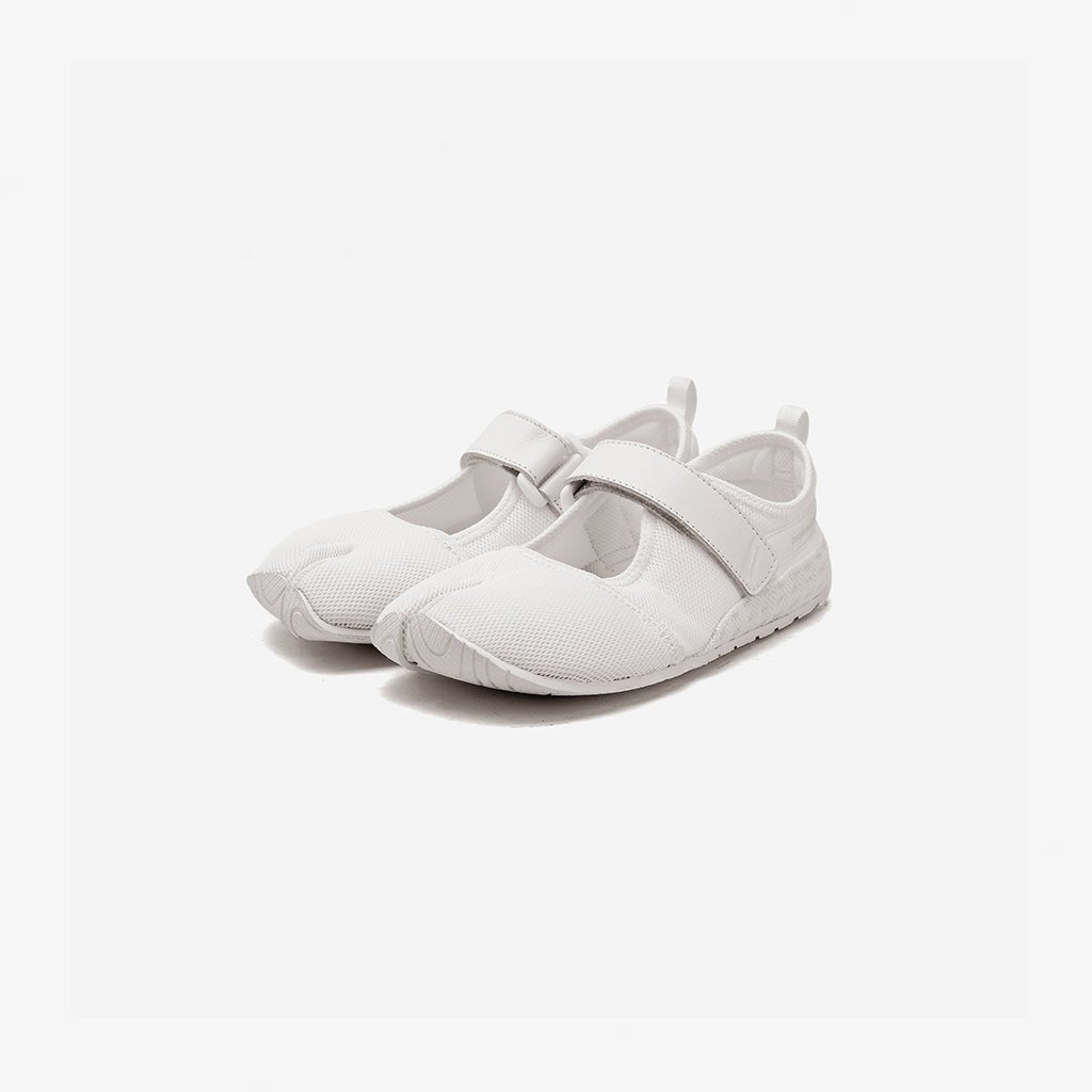 Pyopp Tabi-ku Barefoot Shoes - Classic White – Pyopp Fledge Barefoot