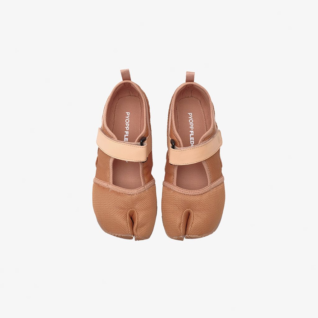 Pyopp Tabi-ku Barefoot Shoes - Autumn Brown – Pyopp Fledge Barefoot