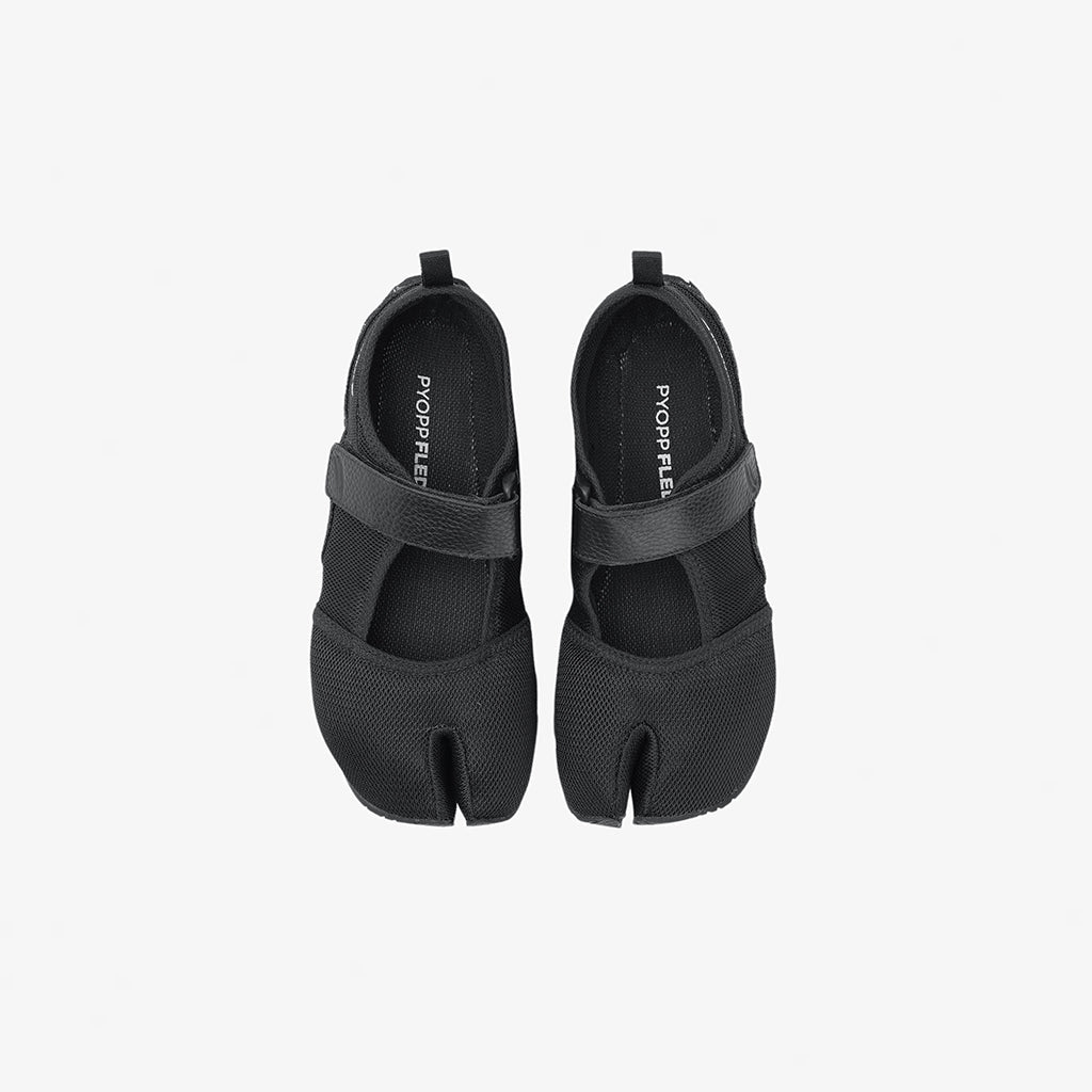 PYOPP FLEDGE - Tabi - ku Barefoot Shoes - Black - Pyopp Fledge Barefoot