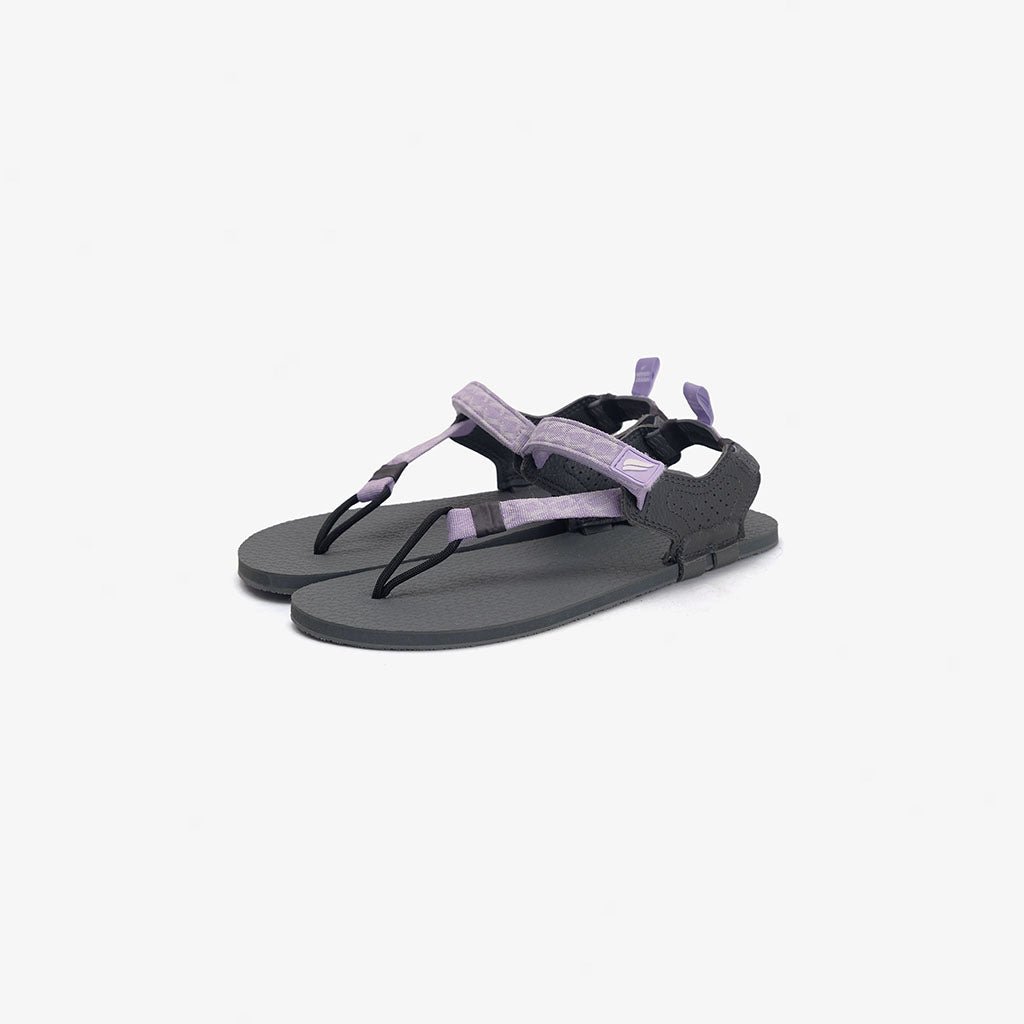 Tapak V1.5 Barefoot Flip Flops - Lilac On Grey - Pyopp Fledge Barefoot