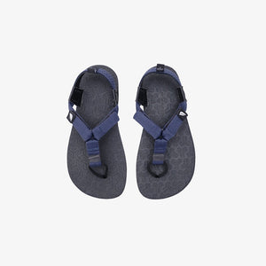 Jelajah Road Barefoot Flip Flops - Orion Blue On Black - Pyopp Fledge Barefoot