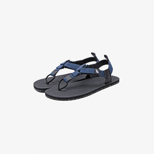 Jelajah Road Barefoot Flip Flops - Teal Blue On Black - Pyopp Fledge Barefoot