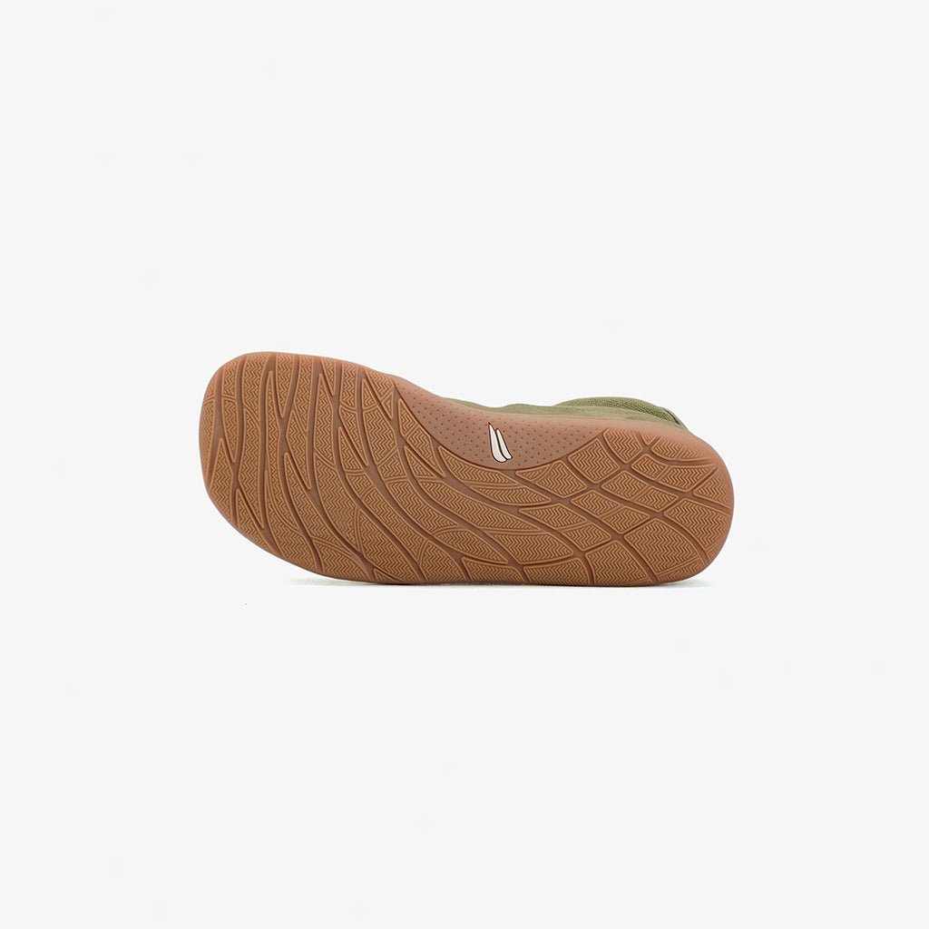 Pada Barefoot Sneakers - Olive On Gum - Pyopp Fledge Barefoot